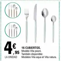 E.Leclerc 16 cubiertos oferta