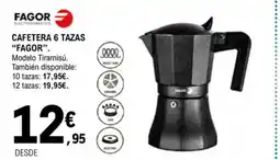 E.Leclerc FAGOR Cafetera 6 tazas oferta