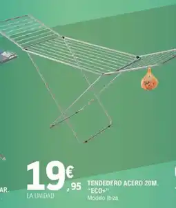 E.Leclerc ECO+ Tendedero acero 20m. oferta
