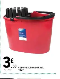 E.Leclerc Cubo + escurridor oferta