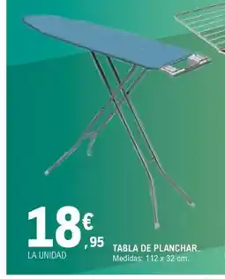 E.Leclerc Tabla de planchar oferta