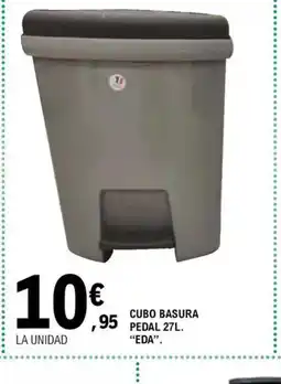 E.Leclerc EDA Cubo basura pedal oferta