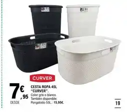 E.Leclerc CURVER Cesta ropa oferta