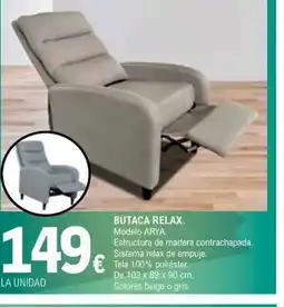 E.Leclerc Butaca relax oferta