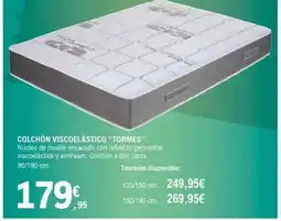 E.Leclerc Colchón viscoelástico oferta