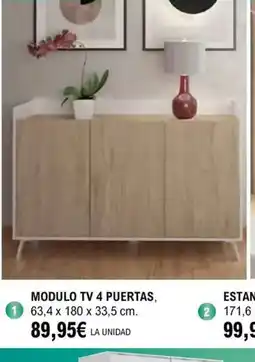E.Leclerc Modulo tv 4 puertas oferta