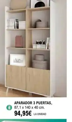 E.Leclerc Aparador 3 puertas oferta