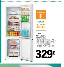 E.Leclerc HISENSE Combi oferta