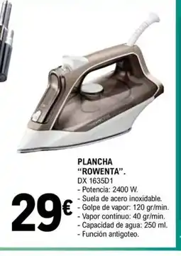 E.Leclerc ROWENTA Plancha oferta