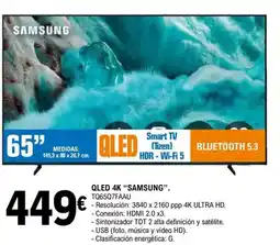 E.Leclerc SAMSUNG Qled 4k oferta