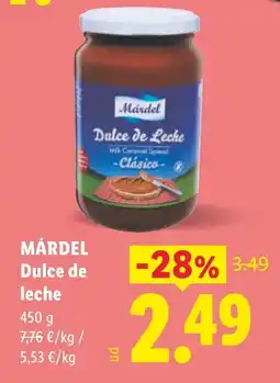 Lidl MÁRDEL Dulce de leche oferta