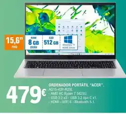 E.Leclerc ACER Ordenador portátil oferta