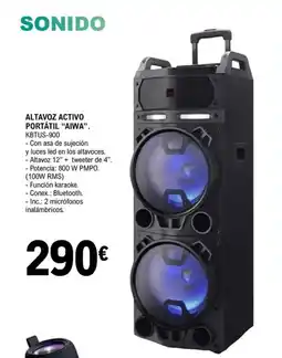 E.Leclerc AIWA Altavoz activo portátil oferta