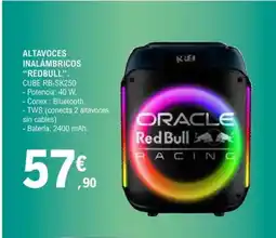 E.Leclerc REDBULL Altavoces inalámbricos oferta