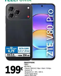 E.Leclerc ZTE Smartphone oferta