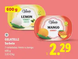 Lidl GELATELLI Sorbete oferta