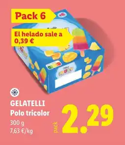 Lidl GELATELLI Polo tricolor oferta