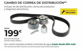 Feu Vert Correa de distribución oferta