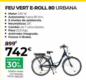 Feu Vert Bicicletas oferta