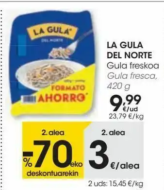 Eroski Gulas fresca la gula del norte oferta