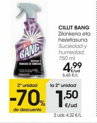 Eroski Suciedad y humedad cillit bang oferta
