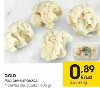 Eroski Gold floretes de coliflor, 400 g oferta