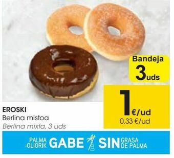 Eroski Eroski berlina mixta, 3 uds oferta