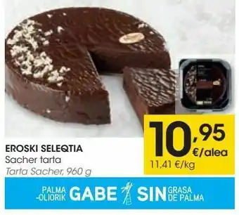 Eroski Eroski seleqtia tarta sacher,960 g oferta