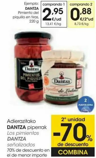 Eroski Dantza pimiento del piquillo en tiras oferta