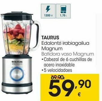 Eroski Taurus batidora vaso magnum oferta