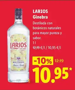 Lidl LARIOS Ginebra oferta