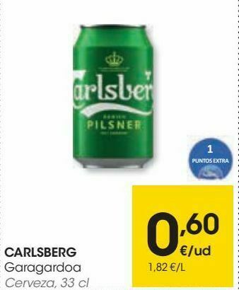 Eroski Cerveza carlsberg oferta