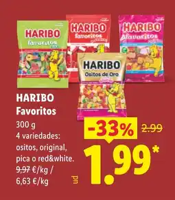 Lidl HARIBO favoritos oferta