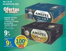 E.Leclerc Amstel - cerveza tostada oro oferta