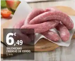 E.Leclerc Salchichas frescas de cerdo oferta