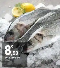 E.Leclerc Lote 2 lubinas oferta
