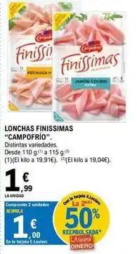 E.Leclerc Campofrío - lonchas finissimas oferta