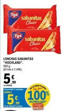 E.Leclerc Hochland - lonchas sabanitas oferta