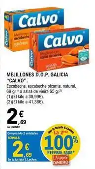 E.Leclerc Calvo - mejillones d.o.p. galicia oferta