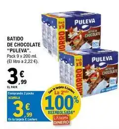 E.Leclerc Puleva - batido de chocolate oferta
