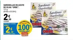 E.Leclerc Orbe - sardinillas en aceite de oliva oferta