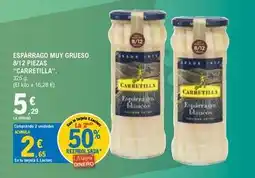 E.Leclerc Carretilla - esparrago muy grueso 8/12 piezas oferta