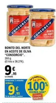 E.Leclerc Consorcio - bonito del norte en aceite de oliva oferta