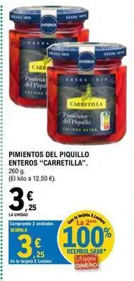 E.Leclerc Carretilla - pimientos del piquillo enteros oferta