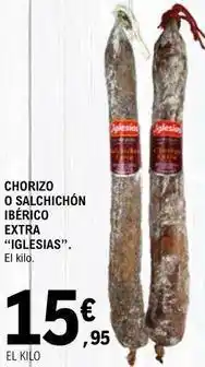 E.Leclerc Iglesias - chorizo iberico extra oferta