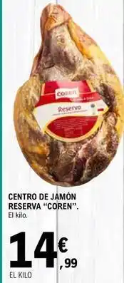 E.Leclerc Coren - centro de jamon reserva oferta