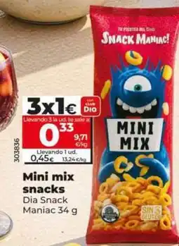 Dia Dia snack maniac - mini mix snacks oferta