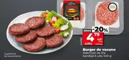 Dia Seleccion de dia - burger de vacuno oferta
