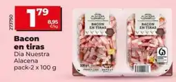 Dia Dia nuestra alacena - bacon en tiras oferta
