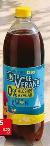 Dia Fiesta del dia - tinto de verano sin alcohol sabor limon oferta